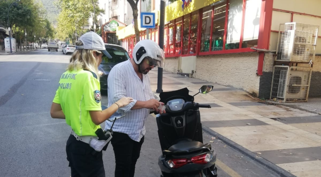 Üç günde 1767 araç ve sürücü kontrol edildi