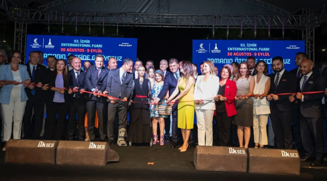 Uluslararası İzmir fuarı açıldı