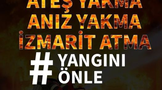 Vali Ünlü'den vatandaşlara yangın önlemlerine uyun çağrısı