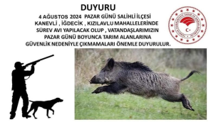 Salihli ilçe tarım müdürlüğünden vatandaşlara önemli duyuru