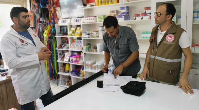 Veterinerler muayneleri denetlendi