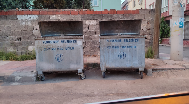 Yunusemre'de 87 mahallede 6 bin çöp konteyneri temizlendi