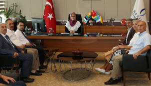 Ziyarette ortak üretilecek projeler ele alındı