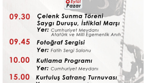  8 Eylül Manisa'nın kurtuluşunun 102. yıldönümü kutlama programı