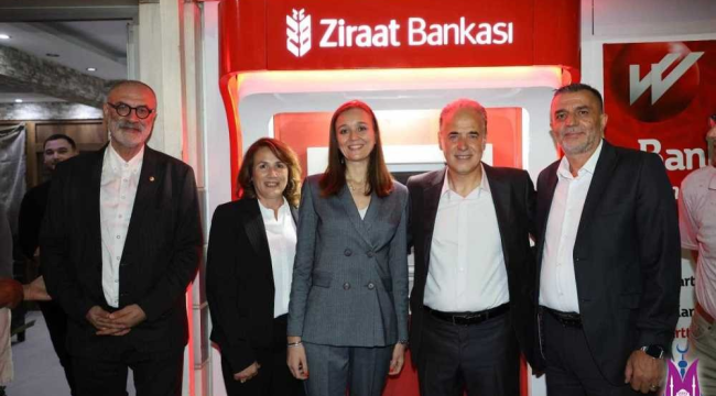 Başkan Durbay kuşlubahçe'de ATM açtı