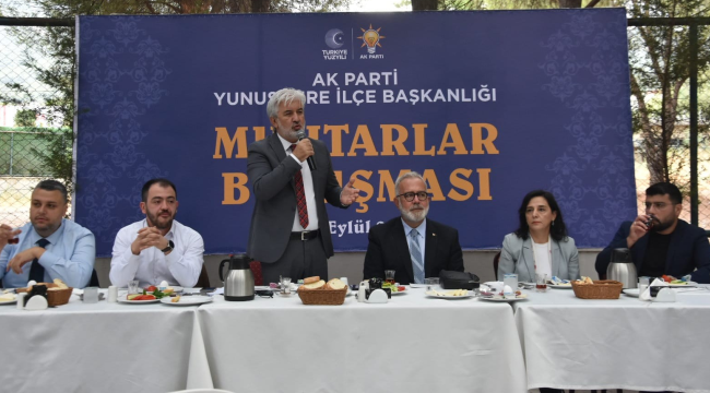 Başkan Hızlı muhtarlarla kahvaltıda buluştu