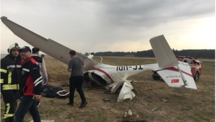 Bursa'da eğitim uçağı düştü iki pilot yaşamını yitirdi