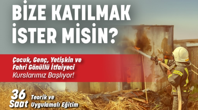 Büyükşehirden gönüllü itfaiyecilik projesi