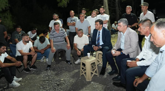 Direnişteki işçileri ziyaret eden başkan Zeyrek''hak mücadelesi her şeyden önce gelir''