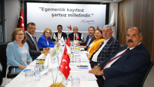 Ege ve Marmara çevreci belediyeler birliği encümen toplantısı Dikili'de yapıldı