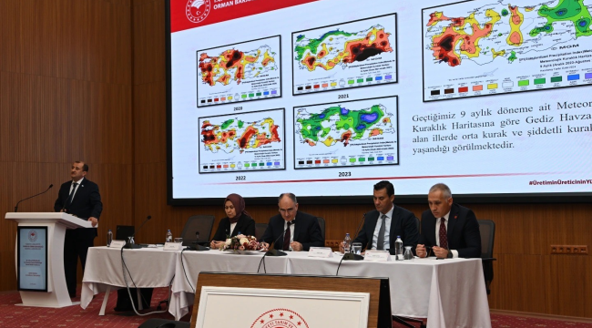 Gediz havza su kurulu toplandı