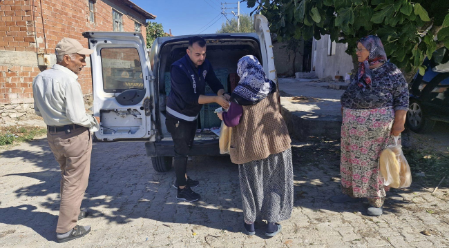 Gördes belediyesi 11 mahallede halk ekmek satışına başladı