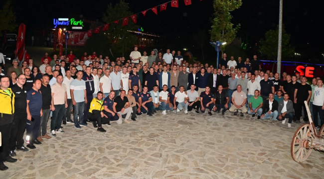 İtfaiye haftası yemekle kutlandı