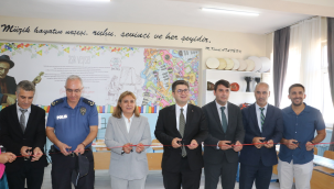 Kula Ecemiş ortaokulunda müzik sınıfı açıldı