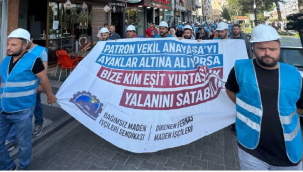 Önce madenci şehitliğini ziyaret ettiler!