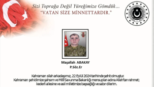 Pençe-Kilit'te bir asker şehit oldu