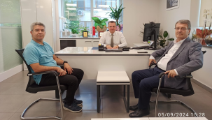Salihli OSB yönetim kurulu başkanı Bilget bankacılarla yatırım için görüştü