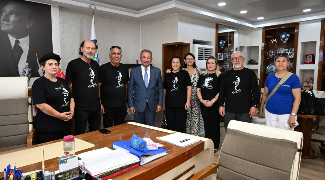 Salihli sivil inisiyatif grubunu başkan Nurlu'yu ziyaret etti