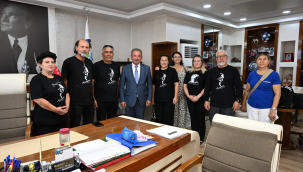 Salihli sivil inisiyatif grubunu başkan Nurlu'yu ziyaret etti