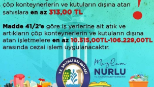 Salihli'yi kirletenlere ceza yağacak