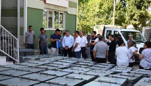 Soma'da Karamanlı mahallesine 178 çöp kovası konuldu