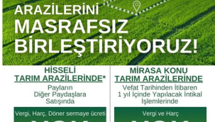 Tarım arazi sahiplerine çağrı