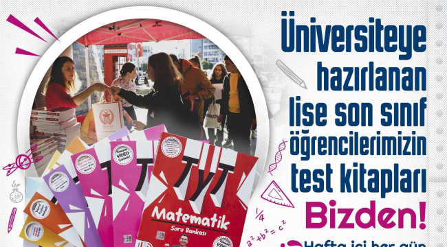Üniversite adaylarına ücretsiz test kitabı