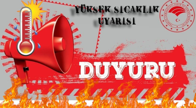 Üzüm üreticilerine sıcaklık uyarısı