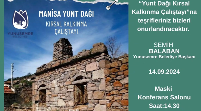 Yuntdağ kırsal kalkınma çalıştayı