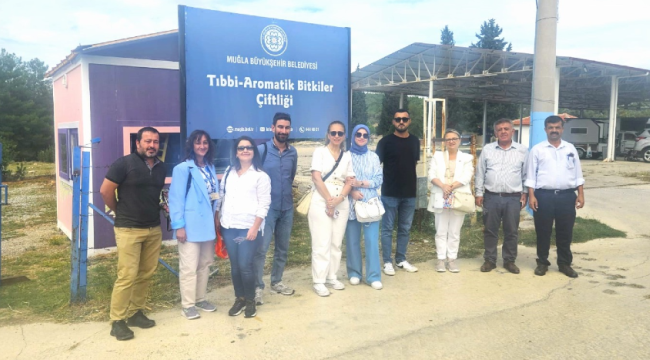 Yunusemre tarımsal hizmetler müdürlüğü ekibi proje incelemesi için Muğla'da