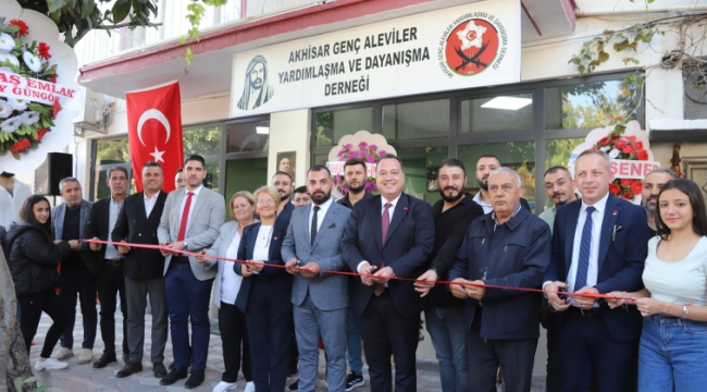 Akhisar genç aleviler yardımlaşma ve dayanışma derneği açıldı