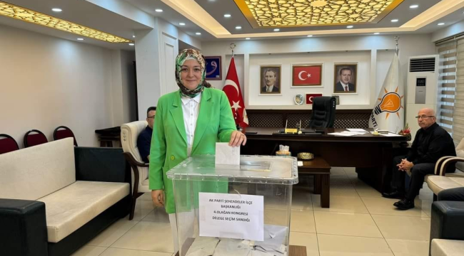 AKP Şehzadeler 4.olağan kongresi için delege seçimi yapıldı