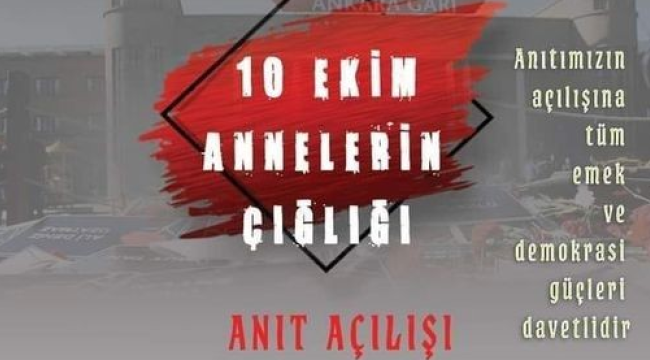 Anıt açılışına çağrı