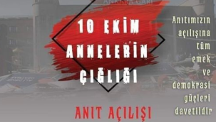 Anıt açılışına çağrı