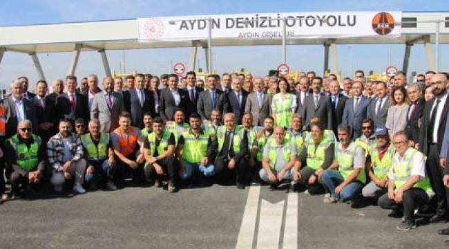 Aydın-Denizli otoyolu açıldı,geçiş ücretleride belli oldu