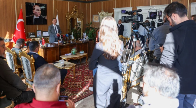 Başkan Balaban aylık yapılan çalışmaları anlattı