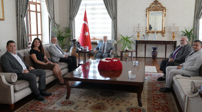 Başkan Balaban vali Özkan'ı ziyaret etti