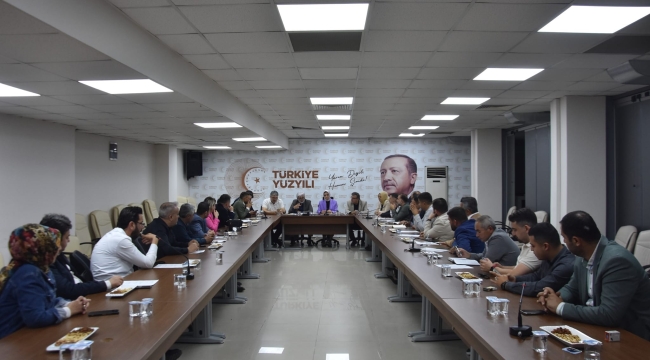 Başkan Hızlı kongre öncesi istişare toplantısı yaptı