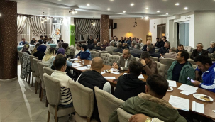 Başkan Hızlı seçim öncesi delegelerle toplantı yaptı