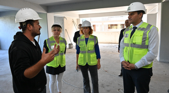 Başkan Zeyrek otoparkta incelemelerde bulundu