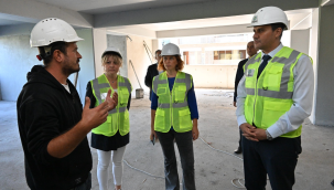 Başkan Zeyrek otoparkta incelemelerde bulundu