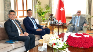 Başkan Zeyrek'ten vali Özkan'a ziyaret