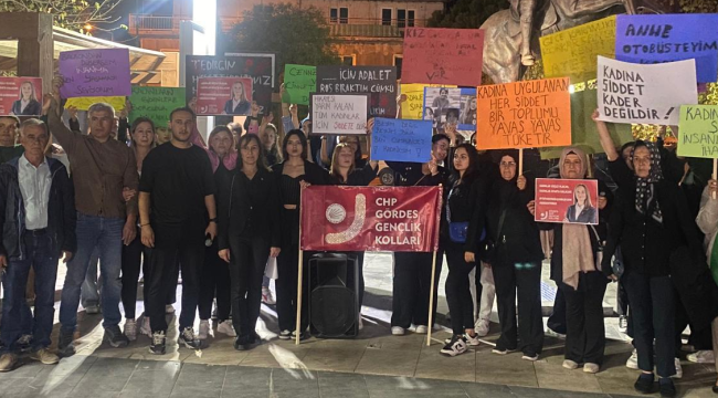 CHP gençlik kolları kadın cinayerlerini protesto etmek için 17 içede meydanlara indi