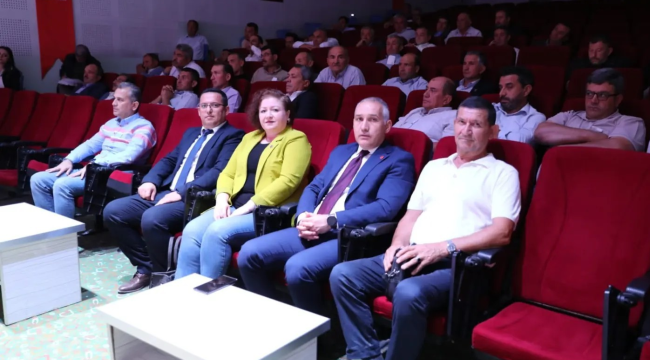 Demirci'de muhtarlara yeni destekleme modeli anlatıldı