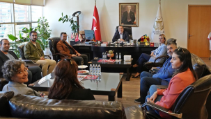 Eczacılar odası yönetimi başkan Dutlulu'yu ziyaret etti