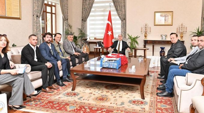 Gördes TSO yönetimi vali Özkan'ı ziyaret etti