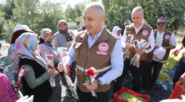 Kadın çiftçilere sahada ziyaret