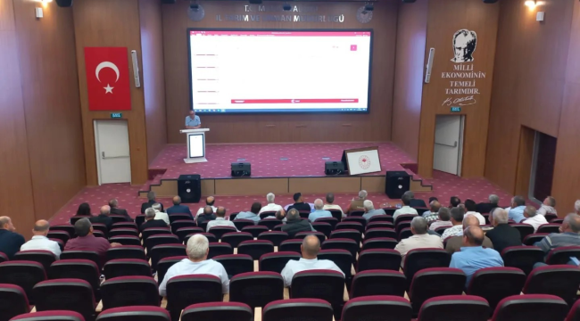 Modern sulama sistemlerinin desteklenmesi toplantısı