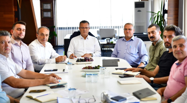 Muhtarlar toplantısında mahallelere yapılacaklar alfabetik sıraya kondu