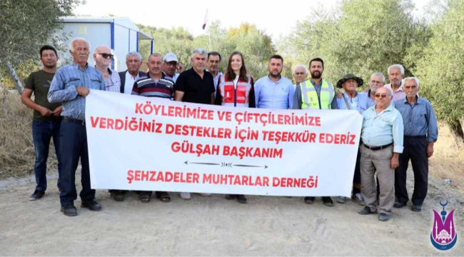 Ova yol denetimine muhtarlarda katıldı